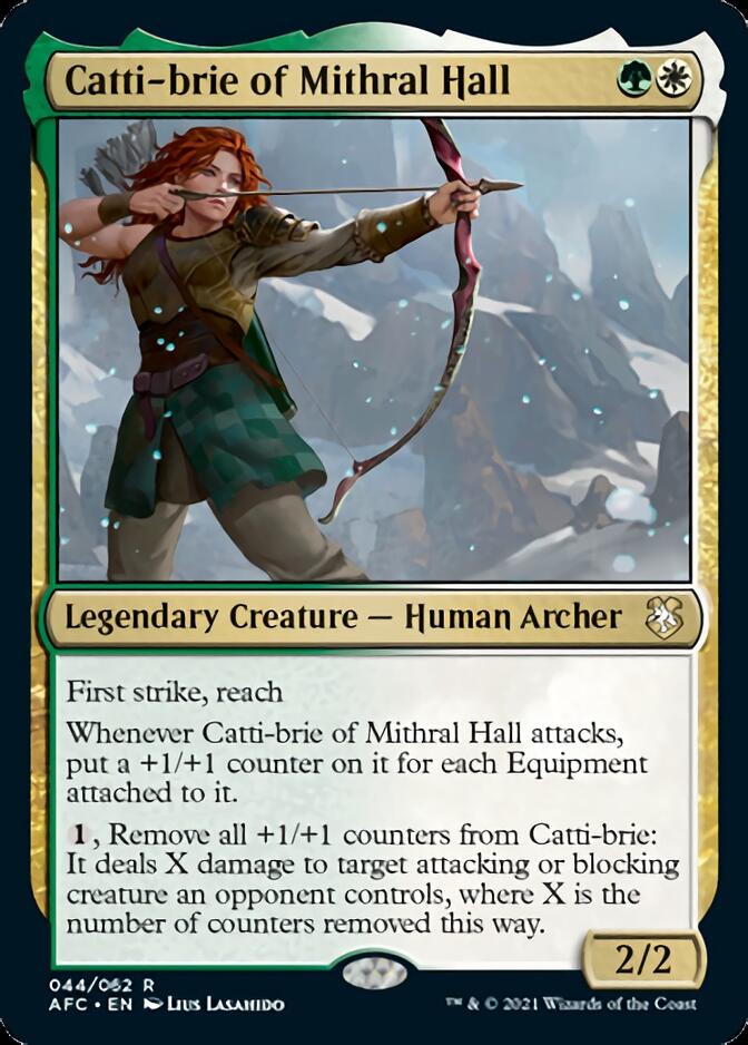 Catti-brie of Mithral Hall [Dungeons & Dragons: Adventures in the Forgotten Realms Commander] | Exor Games Truro