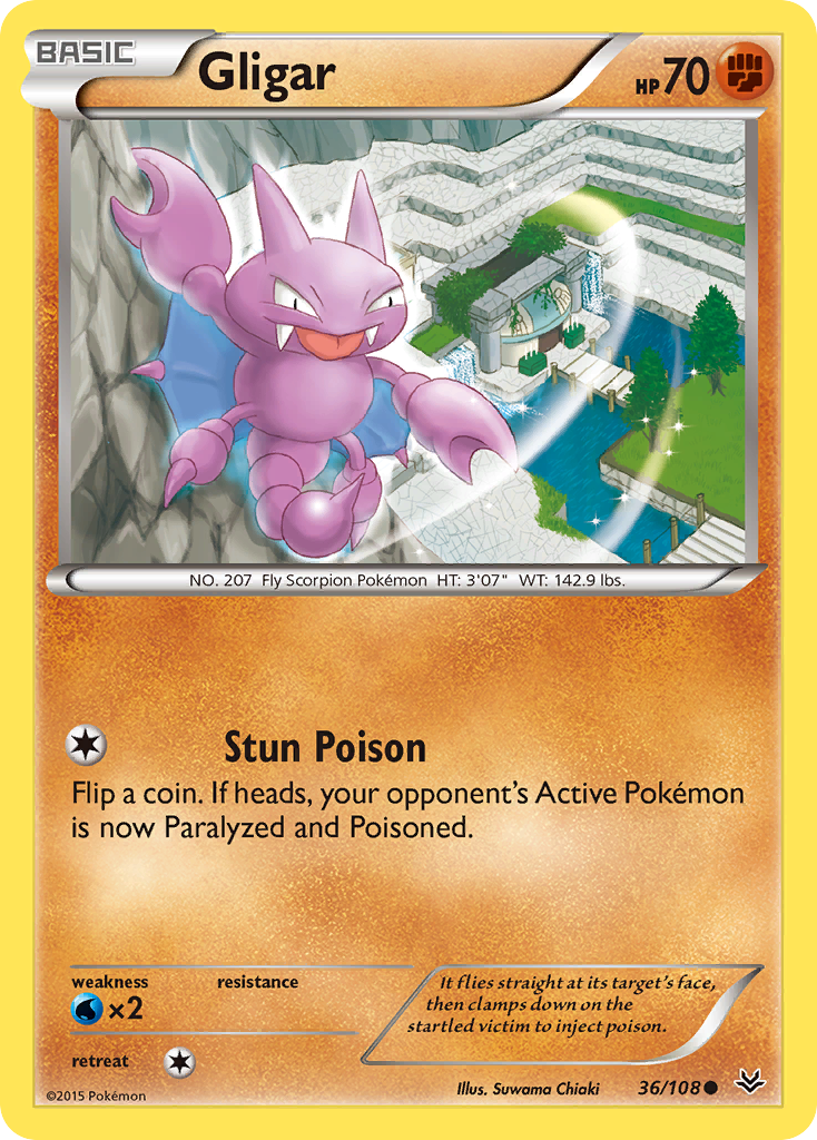 Gligar (36/108) [XY: Roaring Skies] | Exor Games Truro