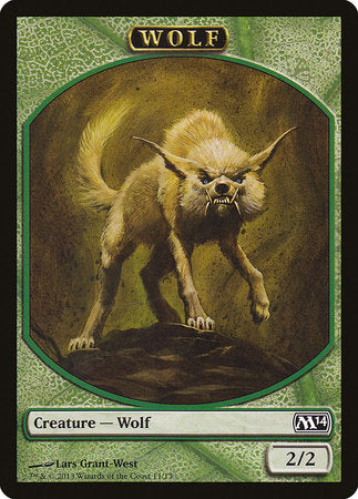 Wolf Token [Magic 2014 Tokens] | Exor Games Truro