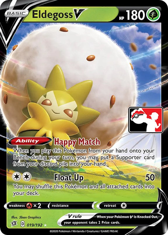 Eldegoss V (019/192) [Prize Pack Series One] | Exor Games Truro