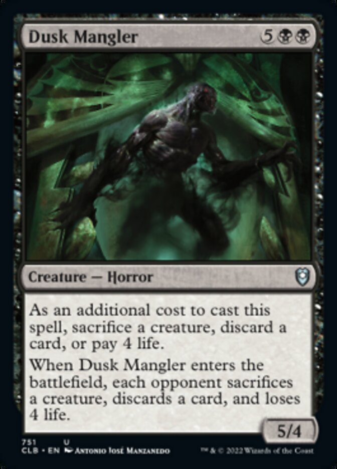 Dusk Mangler [Commander Legends: Battle for Baldur's Gate] | Exor Games Truro