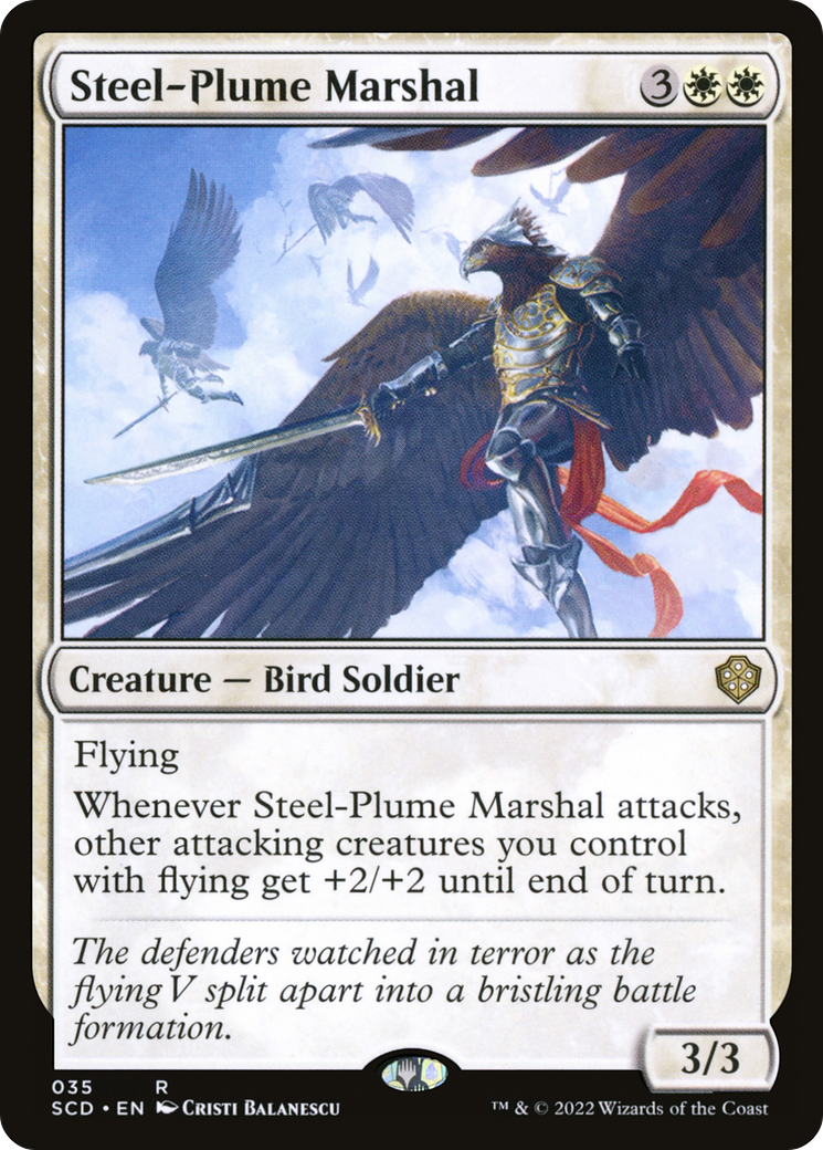 Steel-Plume Marshal [Starter Commander Decks] | Exor Games Truro