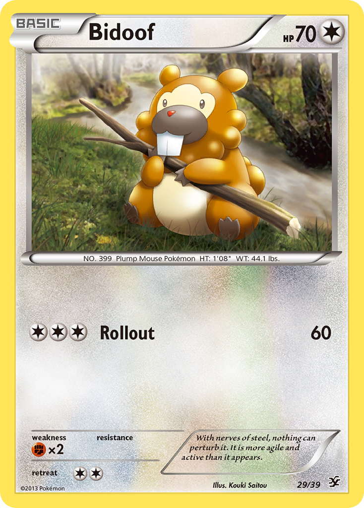 Bidoof (29/39) [XY: Kalos Starter Set] | Exor Games Truro