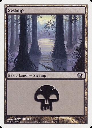 Swamp (342) [Eighth Edition] | Exor Games Truro