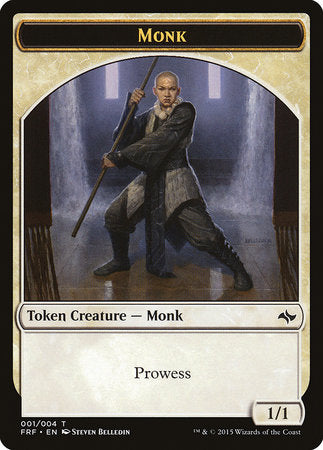 Monk Token [Fate Reforged Tokens] | Exor Games Truro