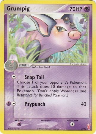 Grumpig (3/12) [EX: Trainer Kit 2 - Plusle] | Exor Games Truro