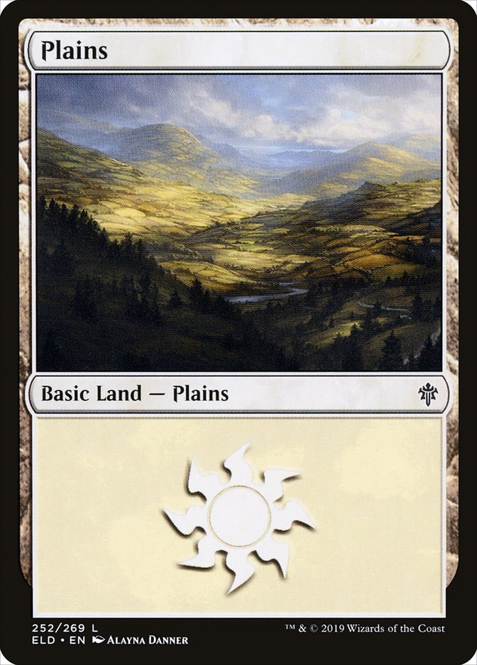 Plains (252) [Throne of Eldraine] | Exor Games Truro