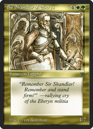 Sir Shandlar of Eberyn [Legends] | Exor Games Truro