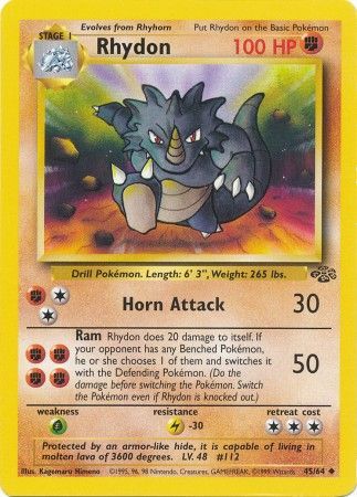 Rhydon (45/64) [Jungle Unlimited] | Exor Games Truro