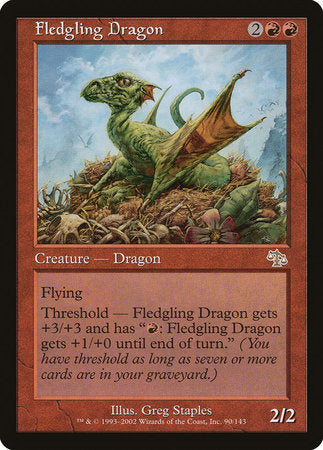 Fledgling Dragon [Judgment] | Exor Games Truro