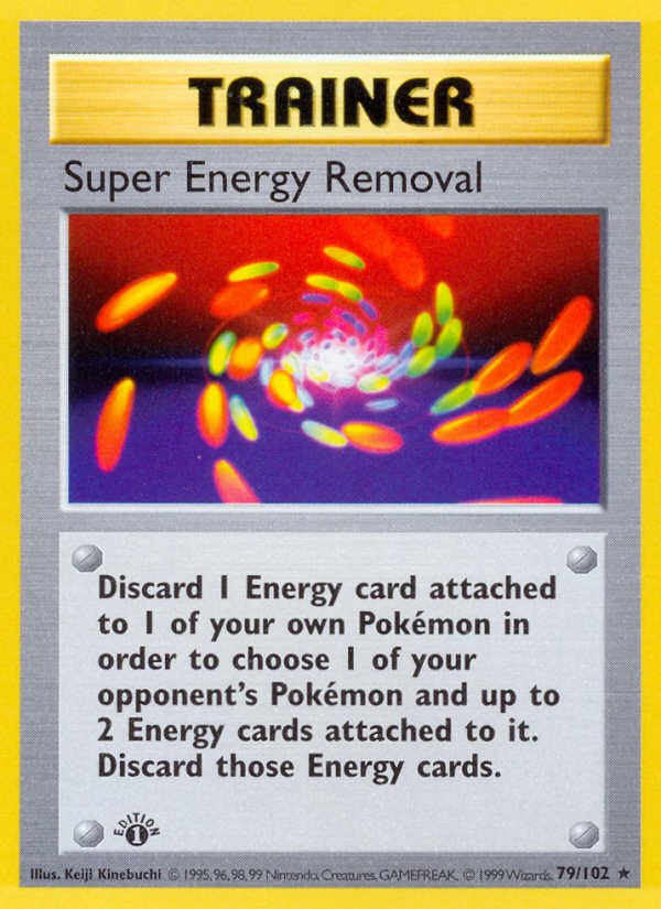 Super Energy Removal (79/102) (Shadowless) [Base Set 1st Edition] | Exor Games Truro