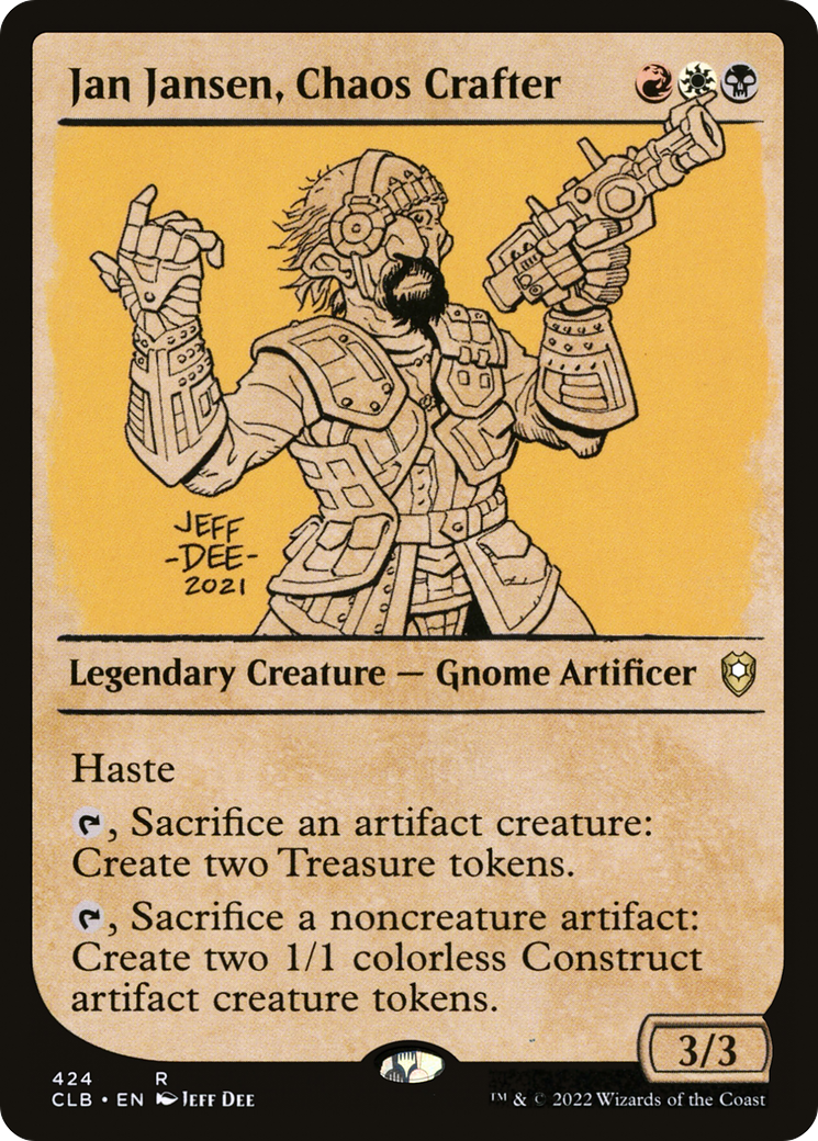 Jan Jansen, Chaos Crafter (Showcase) [Commander Legends: Battle for Baldur's Gate] | Exor Games Truro