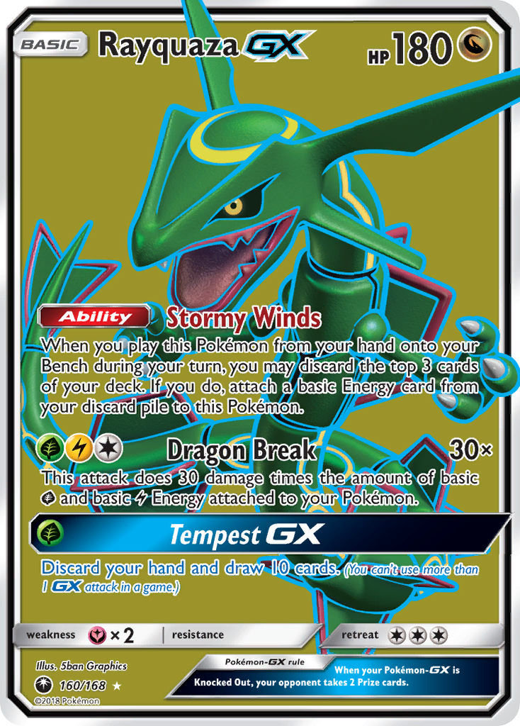 Rayquaza GX (160/168) [Sun & Moon: Celestial Storm] | Exor Games Truro