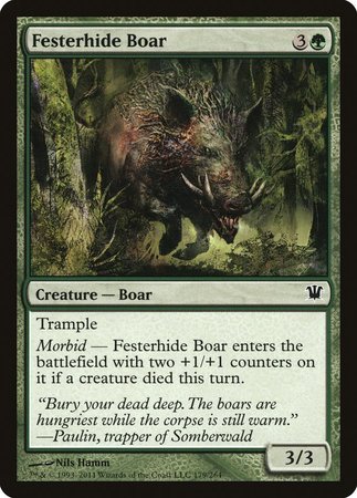 Festerhide Boar [Innistrad] | Exor Games Truro