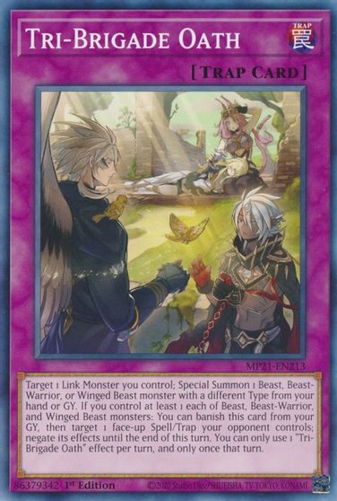 Tri-Brigade Oath [MP21-EN213] Common | Exor Games Truro