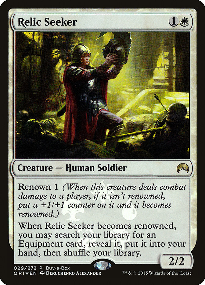 Relic Seeker (Buy-A-Box) [Magic Origins Promos] | Exor Games Truro