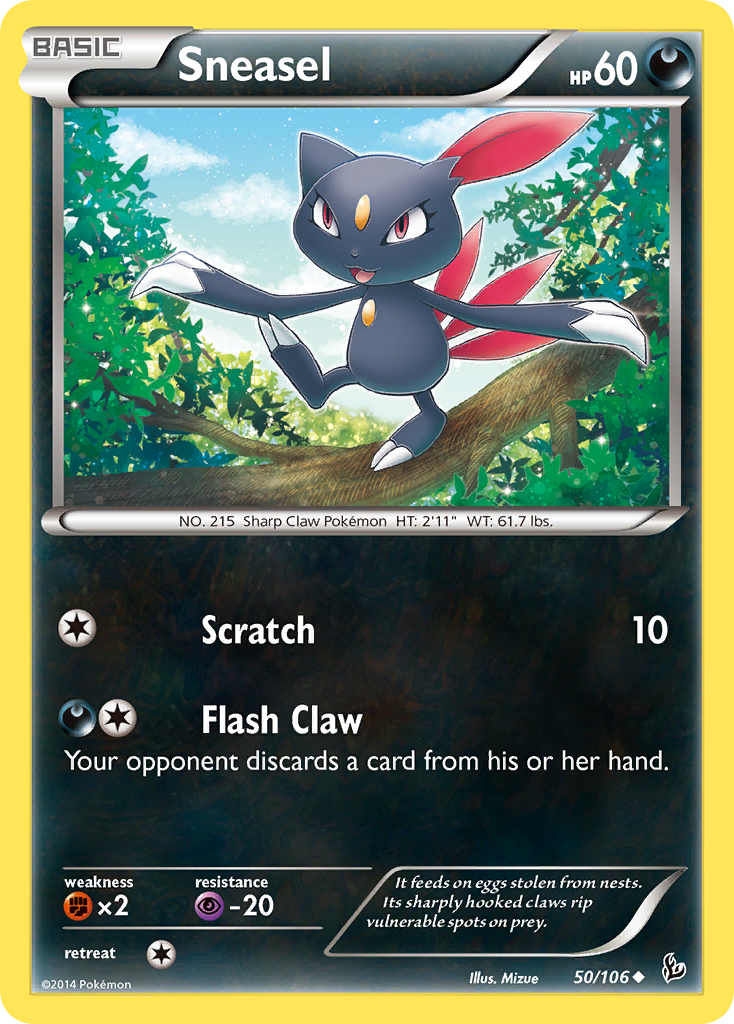 Sneasel (50/106) [XY: Flashfire] | Exor Games Truro