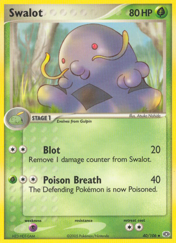 Swalot (40/106) [EX: Emerald] | Exor Games Truro