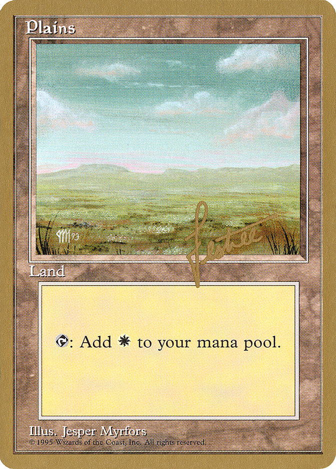 Plains (bl364) (Bertrand Lestree) [Pro Tour Collector Set] | Exor Games Truro