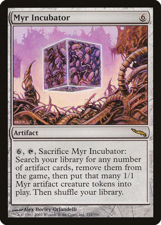 Myr Incubator [Mirrodin] | Exor Games Truro