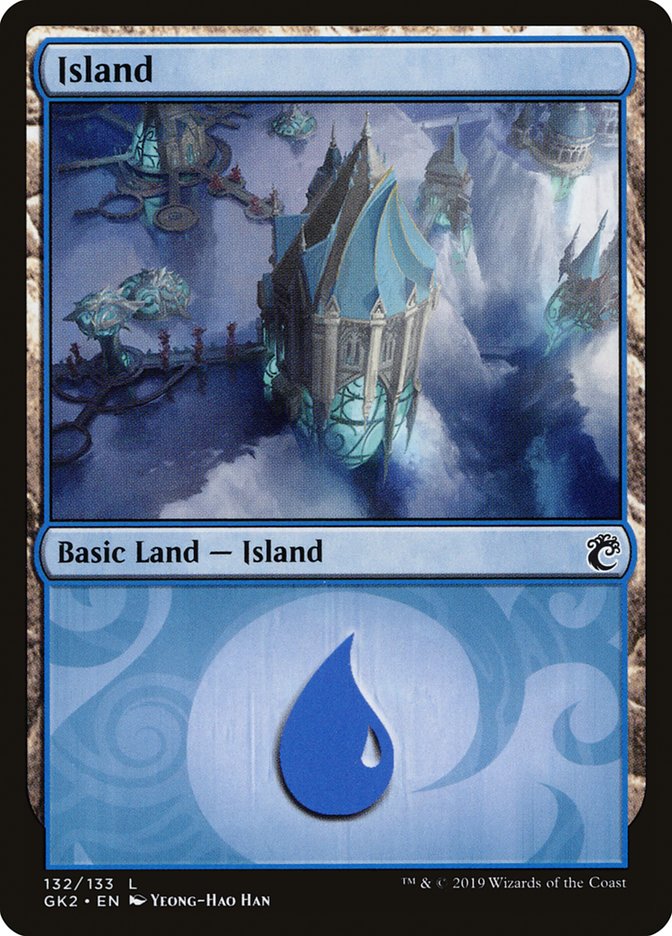 Island (132) [Ravnica Allegiance Guild Kit] | Exor Games Truro