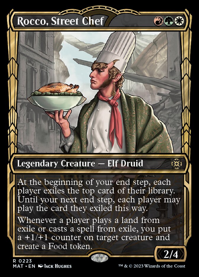 Rocco, Street Chef (Showcase Halo Foil) [March of the Machine: The Aftermath] | Exor Games Truro