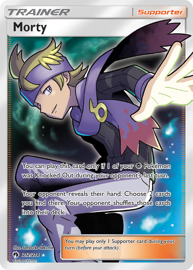 Morty (212/214) [Sun & Moon: Lost Thunder] | Exor Games Truro