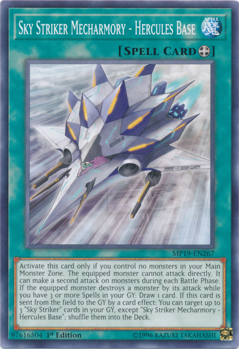 Sky Striker Mecharmory - Hercules Base [MP19-EN267] Common | Exor Games Truro