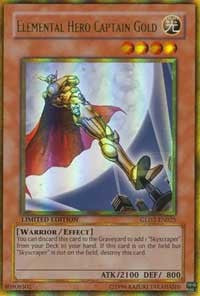 Elemental Hero Captain Gold [GLD2-EN025] Ultra Rare | Exor Games Truro