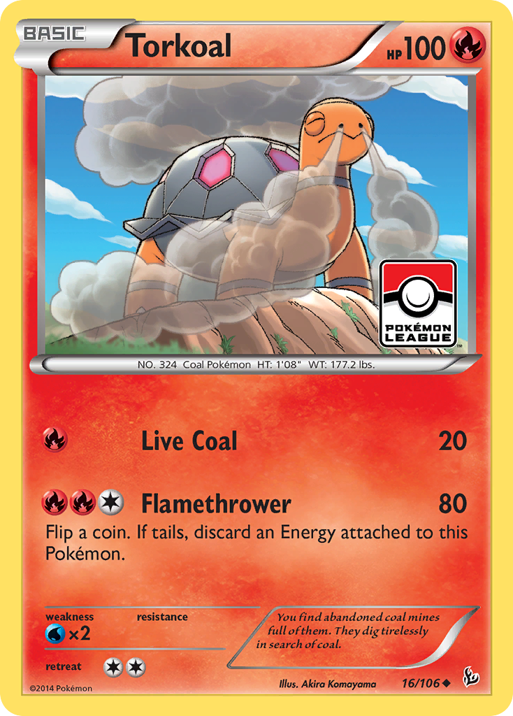 Torkoal (16/106) [XY: Flashfire] | Exor Games Truro