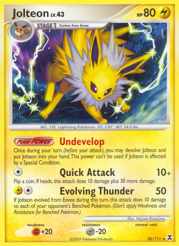 Jolteon (26/111) [Platinum: Rising Rivals] | Exor Games Truro