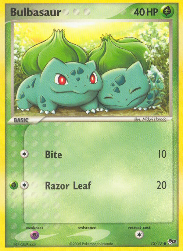 Bulbasaur (12/17) [POP Series 2] | Exor Games Truro