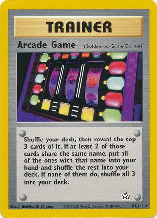 Arcade Game (83/111) [Neo Genesis Unlimited] | Exor Games Truro