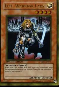 D.D. Warrior Lady [GLD1-EN015] Gold Rare | Exor Games Truro