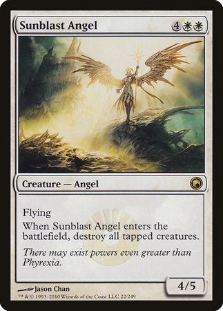 Sunblast Angel [Scars of Mirrodin] | Exor Games Truro