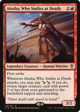 Alesha, Who Smiles at Death [Commander 2016] | Exor Games Truro