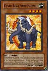 Crystal Beast Amber Mammoth [DP07-EN005] Common | Exor Games Truro