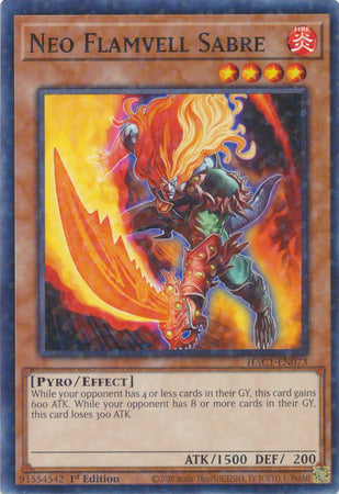 Neo Flamvell Sabre (Duel Terminal) [HAC1-EN073] Parallel Rare | Exor Games Truro