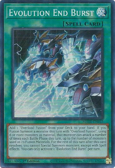 Evolution End Burst [MAZE-EN015] Super Rare | Exor Games Truro