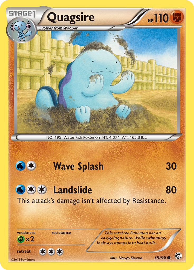 Quagsire (39/98) [XY: Ancient Origins] | Exor Games Truro