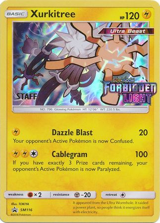 Xurkitree (SM116) (Staff Prerelease Promo) [Sun & Moon: Black Star Promos] | Exor Games Truro