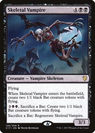 Skeletal Vampire [Commander 2017] | Exor Games Truro