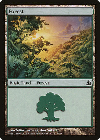 Forest (317) [Commander 2011] | Exor Games Truro