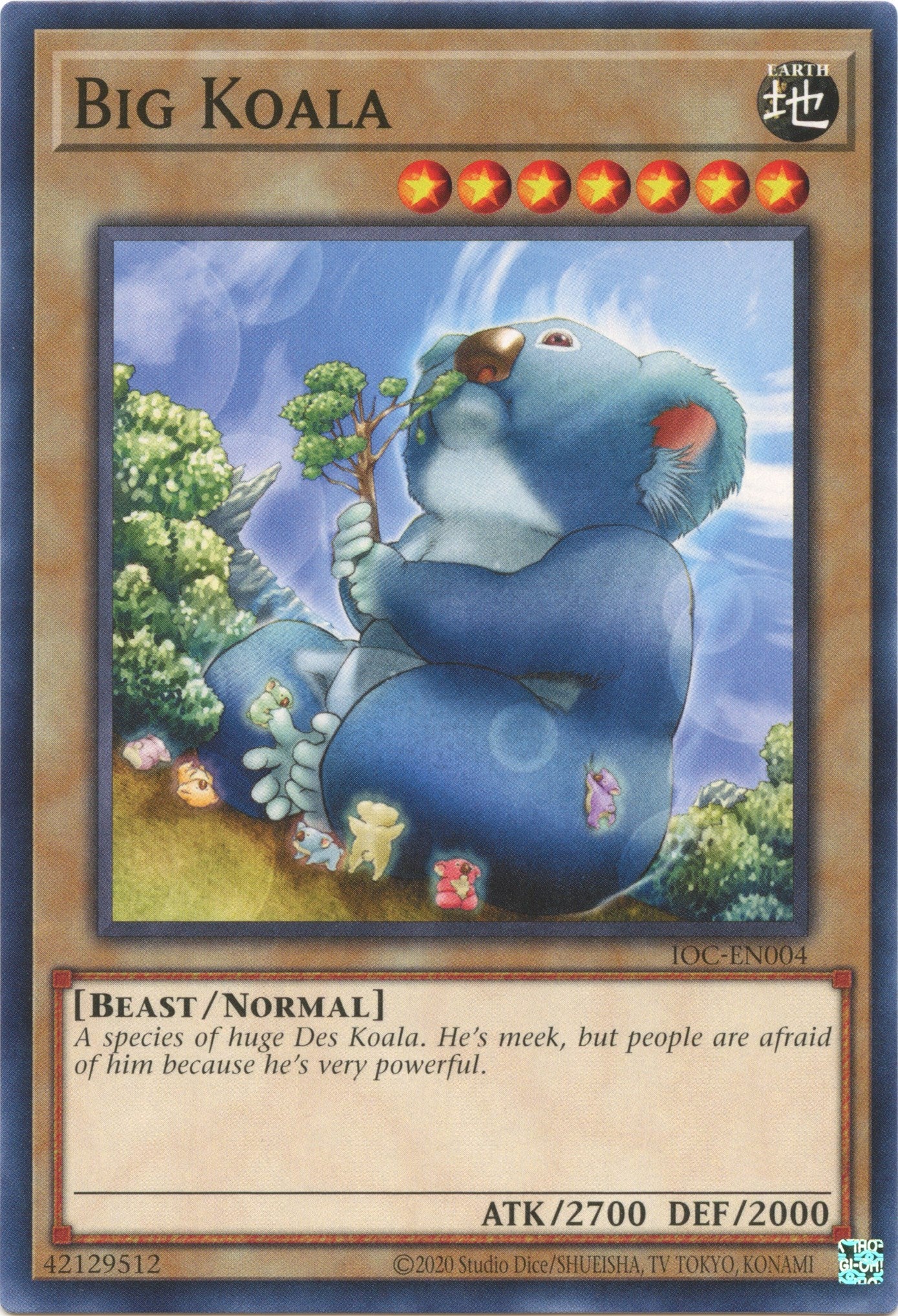 Big Koala (25th Anniversary) [IOC-EN004] Common | Exor Games Truro