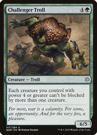 Challenger Troll [War of the Spark] | Exor Games Truro