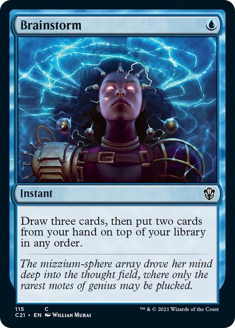 Brainstorm [Commander 2021] | Exor Games Truro