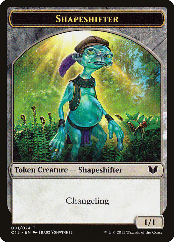 Shapeshifter // Shapeshifter Double-Sided Token [Commander 2015 Tokens] | Exor Games Truro