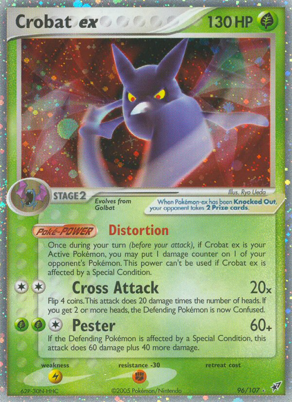 Crobat ex (96/107) [EX: Deoxys] | Exor Games Truro