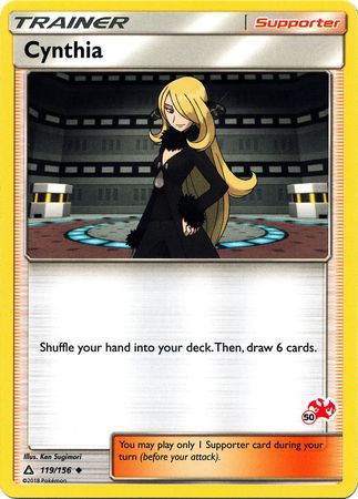 Cynthia (119/156) (Charizard Stamp #50) [Battle Academy 2020] | Exor Games Truro