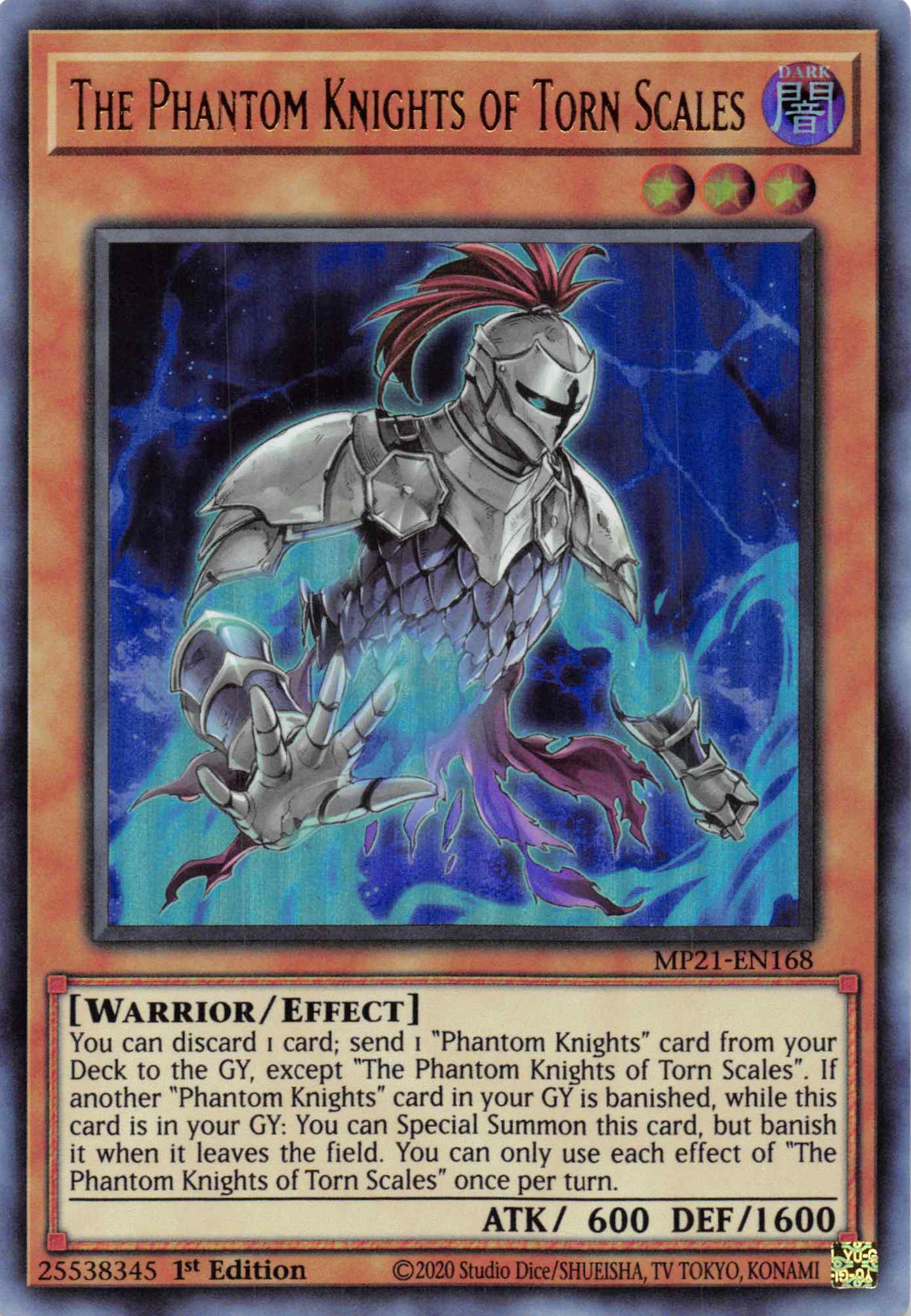 The Phantom Knights of Torn Scales [MP21-EN168] Ultra Rare | Exor Games Truro